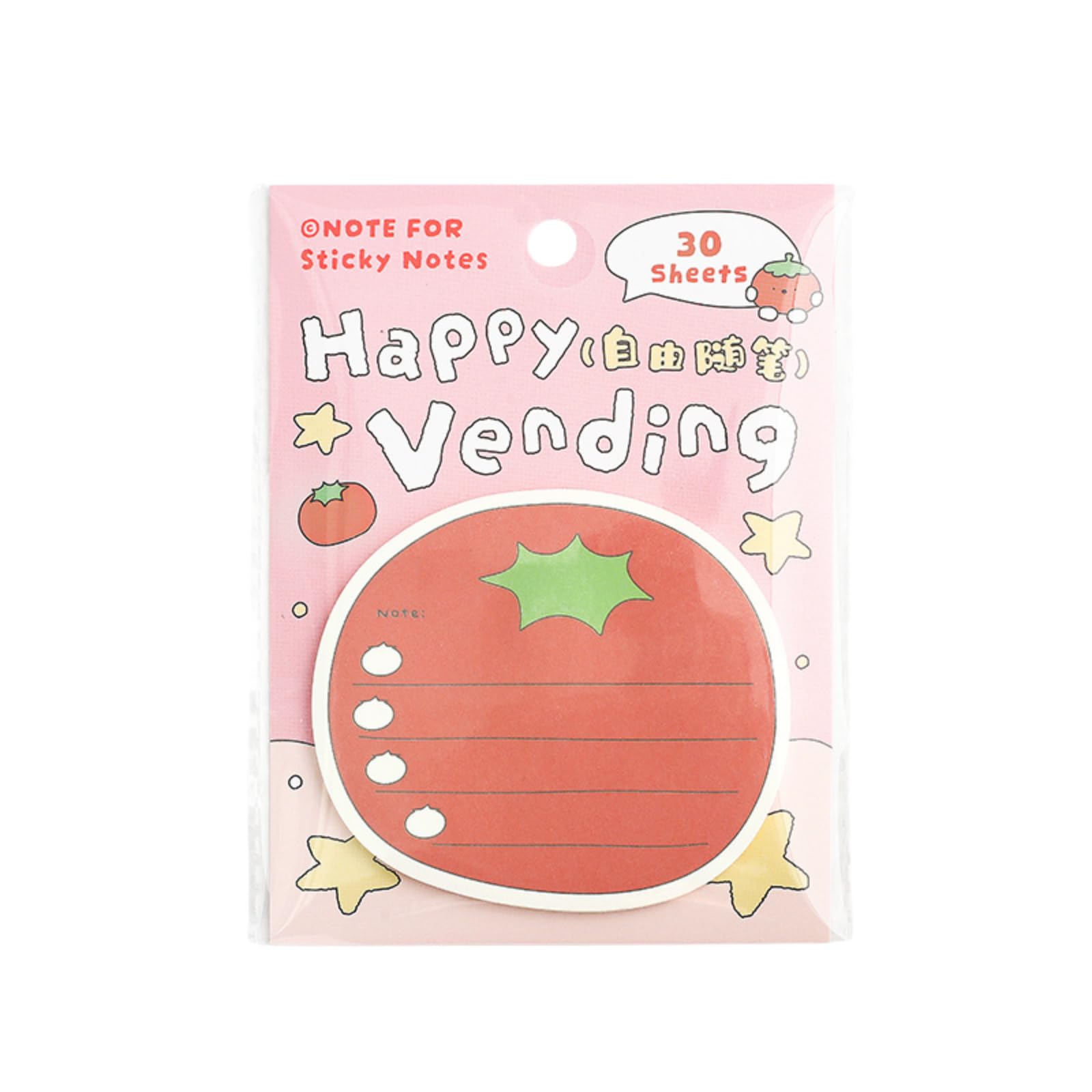 Amazon.co.jp: EZ PEACH 付箋 強粘着 可愛 メモ帳 かわいい 30枚 メモ